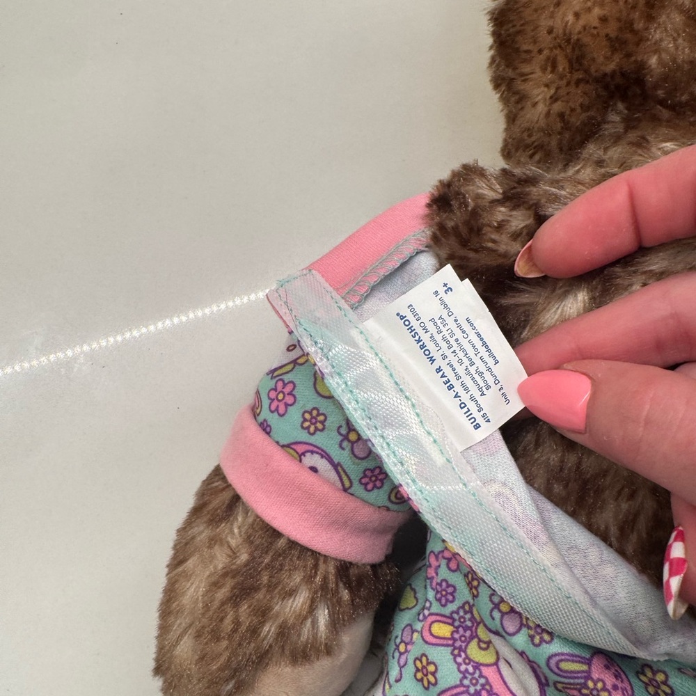 Build-A-Bear Sloth Plush with Outfit – Soft & Clean - Picture 6 of 9